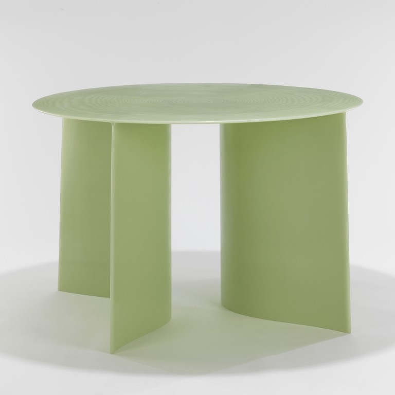  - New Wave - Dining Table (Opal Green)